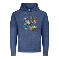 Vintage Denim easter pitbull Vintage Hoodie - RanaPortraitStore