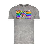Cloud Rock peace love equality Vintage Tee - Zillion Design Studio