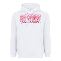 White stronger than cancer Heavyweight Hoodie - MaliasSmallBusiness