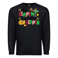 Black chip dippin' margarita sippin Premium Sweatshirt - MaliasSmallBusiness