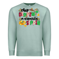 Seafoam chip dippin' margarita sippin Premium Sweatshirt - MaliasSmallBusiness