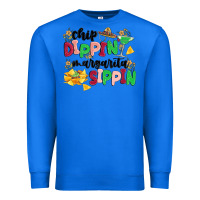 True Royal chip dippin' margarita sippin Premium Sweatshirt - MaliasSmallBusiness