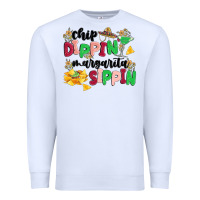 White chip dippin' margarita sippin Premium Sweatshirt - MaliasSmallBusiness