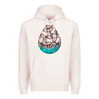 Pale Pink baseball and western roses teardrop  8 Premium Hoodie - BundleAndBundleShop