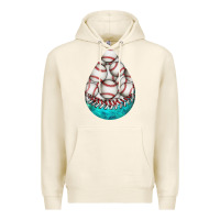 Tofu baseball and western roses teardrop  8 Premium Hoodie - BundleAndBundleShop