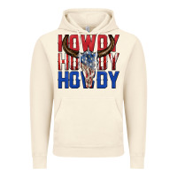 Vintage Artic howdy howdy howdy 4th of july bull skull billie wi Vintage Hoodie - texasbilliewilder