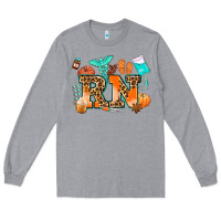 Heather Grey rn registered nurse Long Sleeve Tee - AdoDesignShop