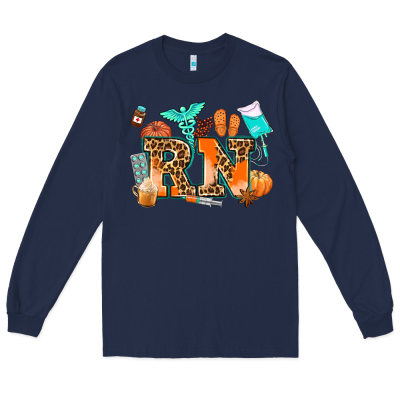 Rn Registered Nurse Long Sleeve Tee by AdoDesignShop | Teevron