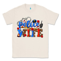 Natural police wife Classic Tee - AdoDesignShop