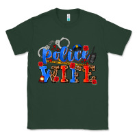 Sports Green police wife Classic Tee - AdoDesignShop
