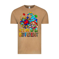 Vintage Camel it's ok to be different autism gnome Vintage Tee - Zillion Design Studio
