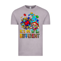 Vintage Zinc it's ok to be different autism gnome Vintage Tee - Zillion Design Studio