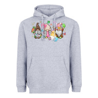 Heather Grey easter gnomies Heavyweight Hoodie - MaliasSmallBusiness