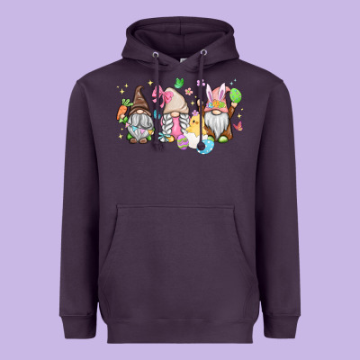 Easter Gnomies Heavyweight Hoodie Designed By Maliassmallbusiness