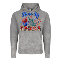 Cloud Rock howdy america western Vintage Hoodie - texasbilliewilder