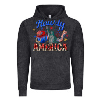 Vintage Black howdy america western Vintage Hoodie - texasbilliewilder