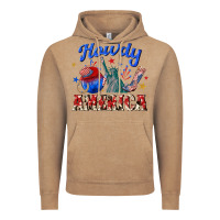 Vintage Coffee howdy america western Vintage Hoodie - texasbilliewilder