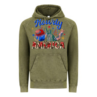 Vintage Olive howdy america western Vintage Hoodie - texasbilliewilder