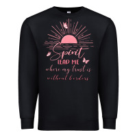 Black spririt religious quote Premium Sweatshirt - MaliasSmallBusiness