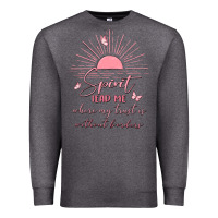 Charcoal Heather spririt religious quote Premium Sweatshirt - MaliasSmallBusiness