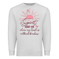 Dove Grey spririt religious quote Premium Sweatshirt - MaliasSmallBusiness