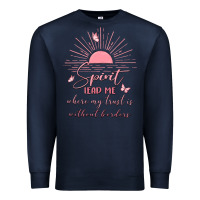 Navy spririt religious quote Premium Sweatshirt - MaliasSmallBusiness