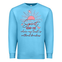 Ocean Blue spririt religious quote Premium Sweatshirt - MaliasSmallBusiness
