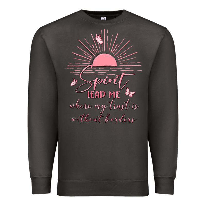 Spririt Religious Quote Premium Sweatshirt by MaliasSmallBusiness | Teevron