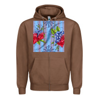 Chestnut patriotic rose Zipper Hoodie - BundleAndBundleShop