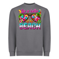 Storm life is better at the beach Heavyweight Sweatshirt - texasbilliewilder
