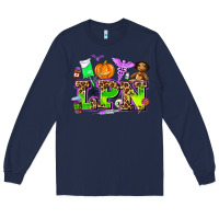 Navy lpn halloween nurse with Long Sleeve Tee - AdoDesignShop