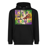 Black i'm catchin' if you're throwin Heavyweight Hoodie - MaliasSmallBusiness
