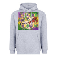 Heather Grey i'm catchin' if you're throwin Heavyweight Hoodie - MaliasSmallBusiness