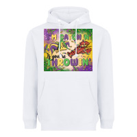 White i'm catchin' if you're throwin Heavyweight Hoodie - MaliasSmallBusiness