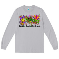 Moon Dust peace love  mardi gras Long Sleeve Tee - AdoDesignShop