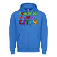 True Royal powered by candy with lollipops Zipper Hoodie - AdoDesignShop