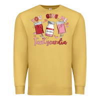 Antique Gold you give me tachycardia Premium Sweatshirt - MaliasSmallBusiness