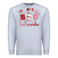 Heather Grey you give me tachycardia Premium Sweatshirt - MaliasSmallBusiness