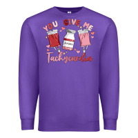 Purple you give me tachycardia Premium Sweatshirt - MaliasSmallBusiness