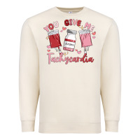 Sandshell you give me tachycardia Premium Sweatshirt - MaliasSmallBusiness