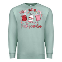 Seafoam you give me tachycardia Premium Sweatshirt - MaliasSmallBusiness