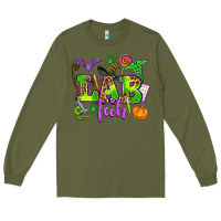 Army Green lab tech halloween Long Sleeve Tee - AdoDesignShop