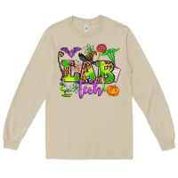 Mushroom lab tech halloween Long Sleeve Tee - AdoDesignShop