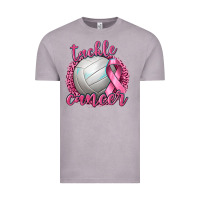 Vintage Zinc Tackle Cancer Volleyball Vintage Tee - texasbilliewilder