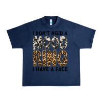 Navy i dont need a mood ring i have a face Urban Heavy Tee - CowhideDigitalArt