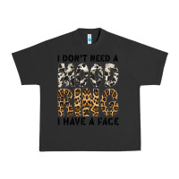Pigment Black i dont need a mood ring i have a face Urban Heavy Tee - CowhideDigitalArt