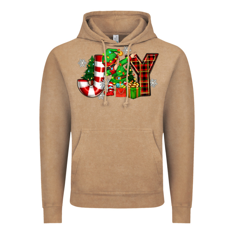 Christmas Joy Elf Vintage Hoodie by Zillion Design Studio | Teevron