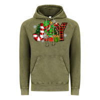 Vintage Olive christmas joy elf Vintage Hoodie - Zillion Design Studio