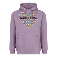 Lavender 100 days of school Heavyweight Hoodie - MaliasSmallBusiness