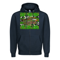 Navy let's get lucked up Zipper Hoodie - Artiststas